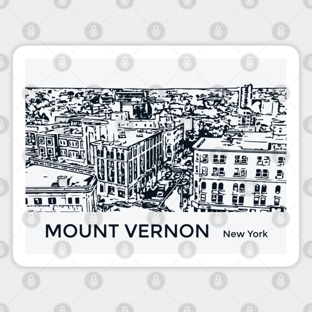 Mount Vernon New York Magnet by Lakeric